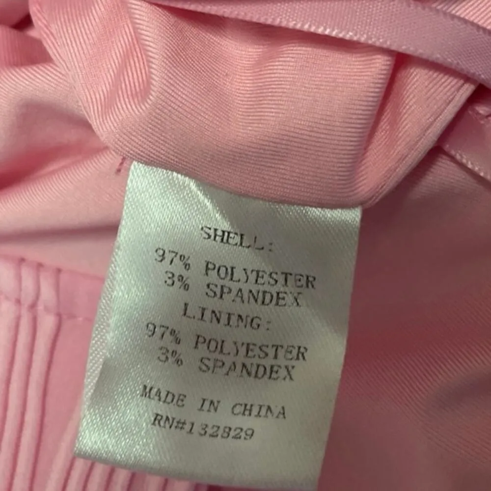 Superdown Pink Short Sleeve Textured Cropped Cardigan Cardian Blouse Top Size M - Image 8