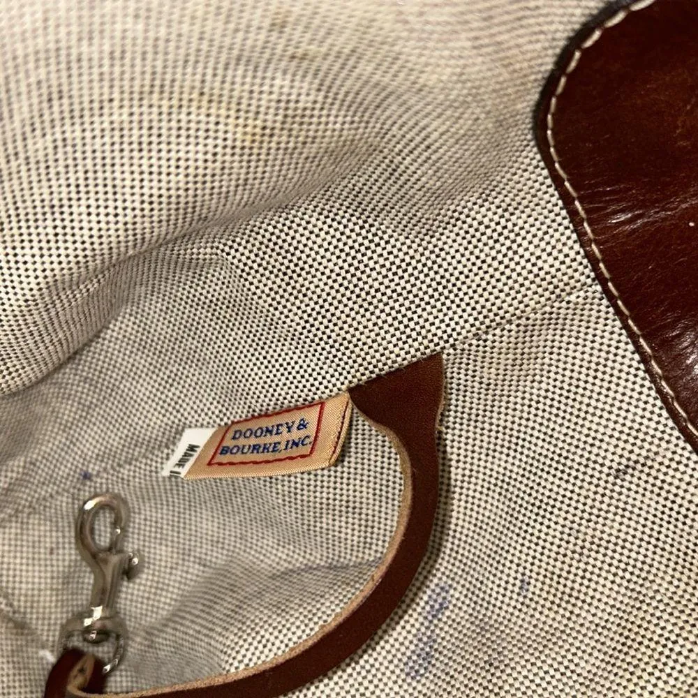 Vintage  Signature Beige Monogram Handbag - Image 15