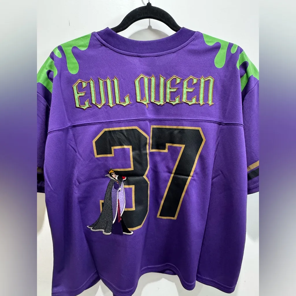 Disney Snow White and the Seven Dwarfs Evil Queen Cropped Football Jersey - Image 8