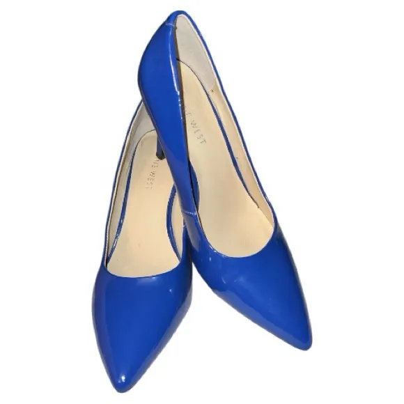 Nine West Vibrant Blue Heels - Image 2