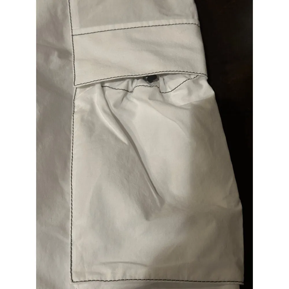 Brunello Cucinelli White Cargo pants Size 6 - Image 6