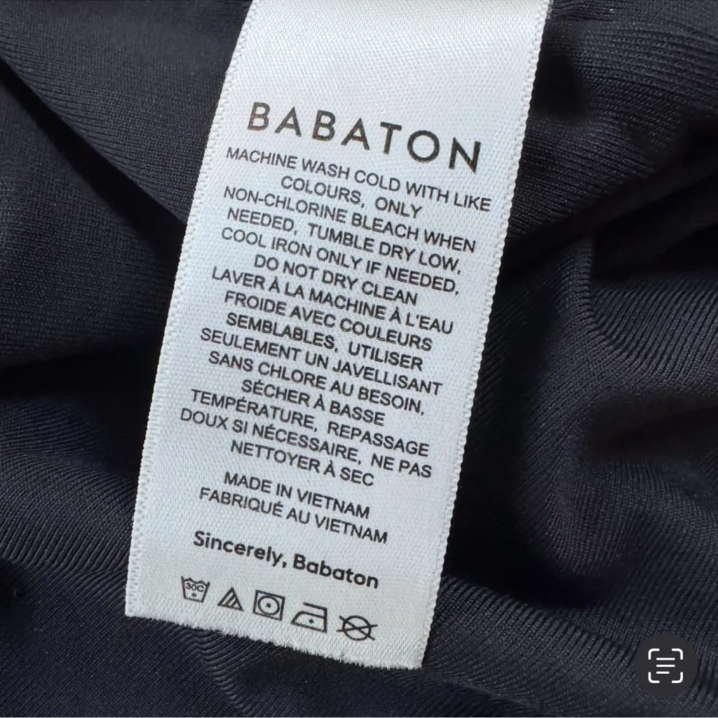 Aritzia Babaton Original Contour Squareneck Thong Bodysuit Black Size S - Image 9