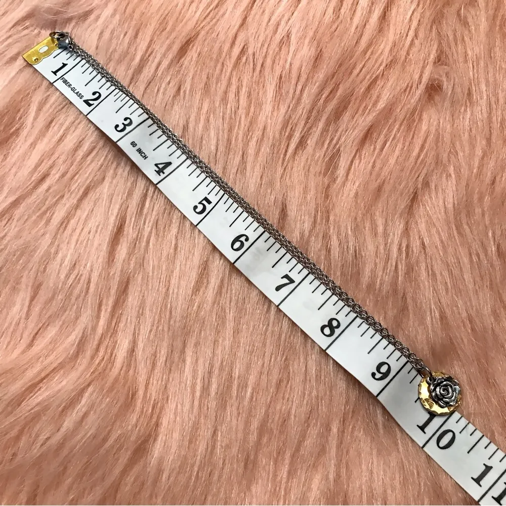 Rose Charm Handstamped Believe Necklace - Image 7