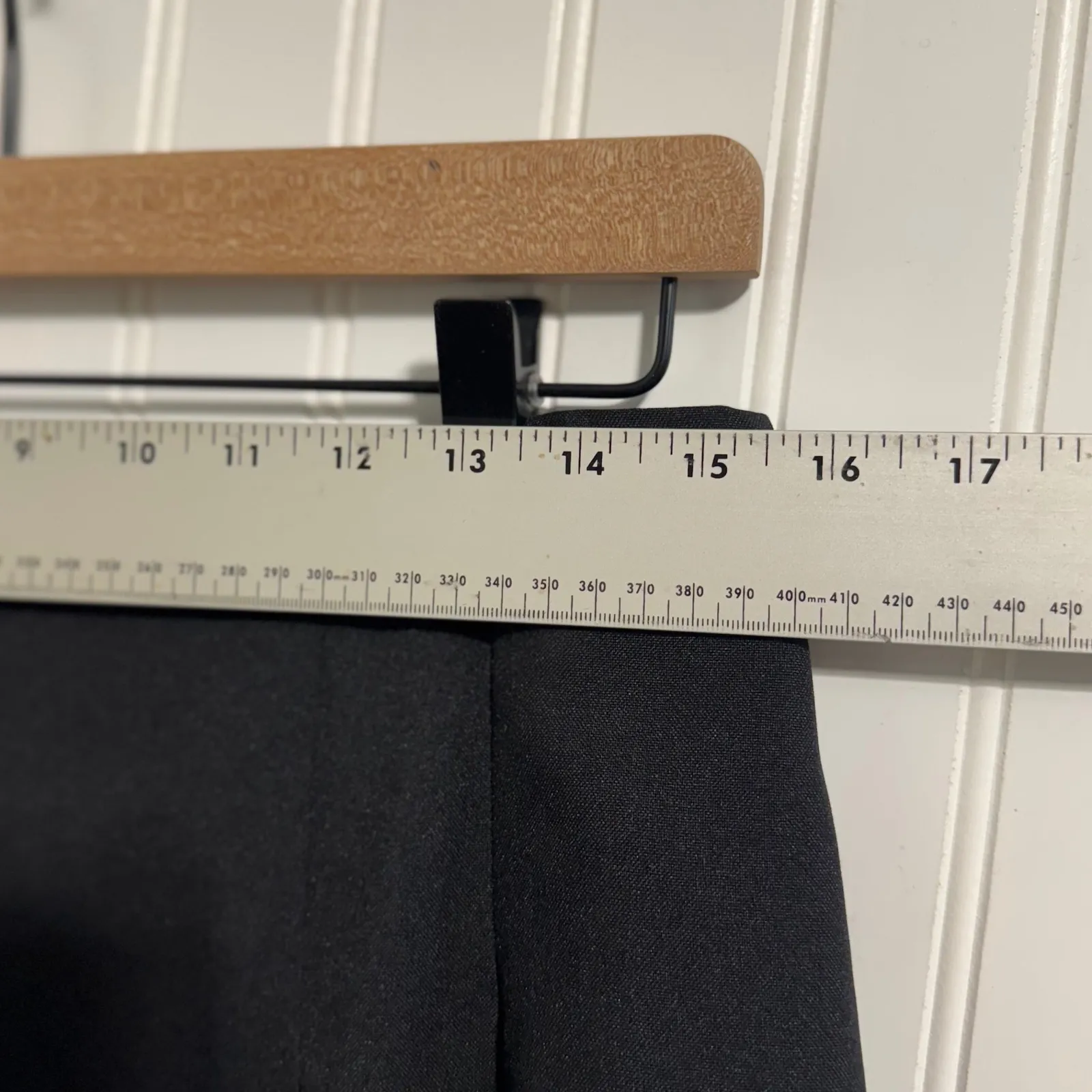 Briggs Black Midi Pencil Skirt Office Siren 12 NWT Back Vent Corporate Goth - Image 5