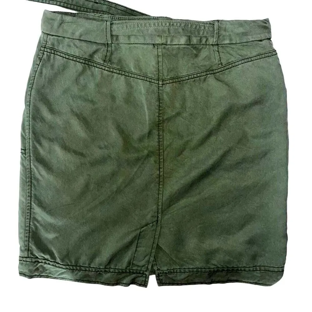LOFT olive green  skirt 8‎ - Image 2
