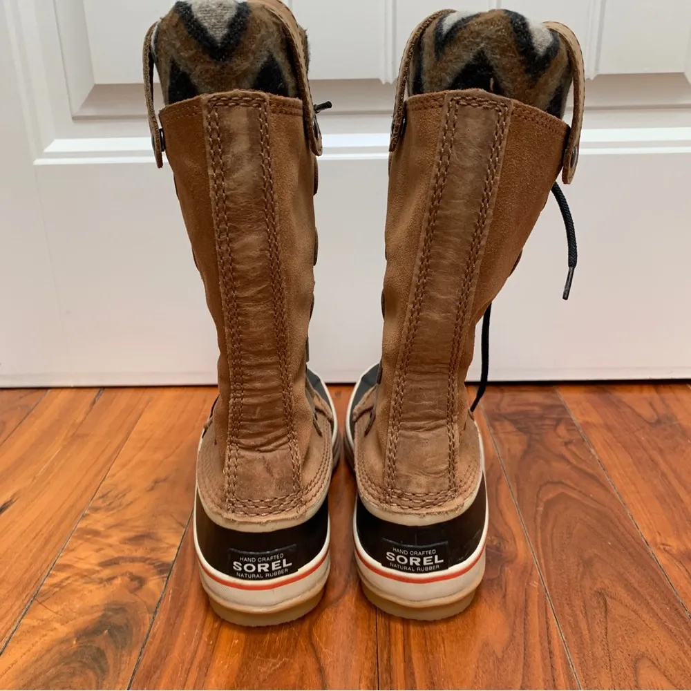 Sorel Joan of Artic Knit II Waterproof Lace Up Mid Calf Boots 6 - Image 9