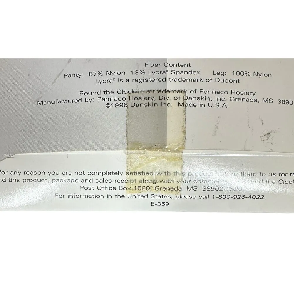 Vtg Round The Clock Girdle at the Top Pantyhose Style 135 Sz A Bare Beige NEW - Image 10