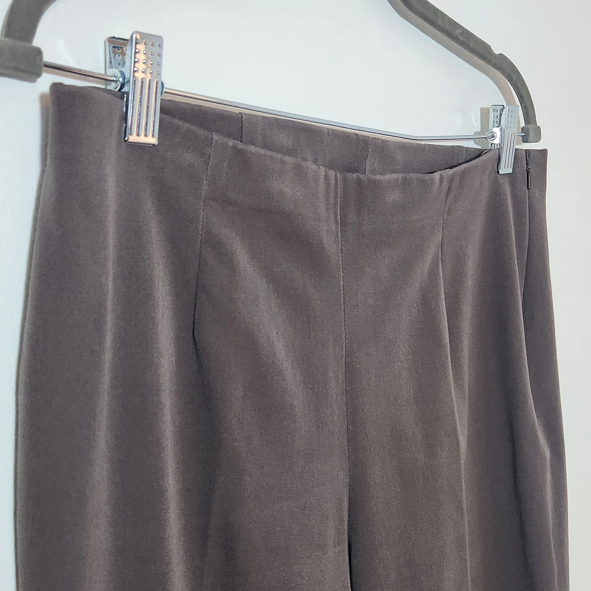 Nic + Zoe Gray Straight-Leg Dress Pants Size 10 Gray Women's Trousers - Image 3