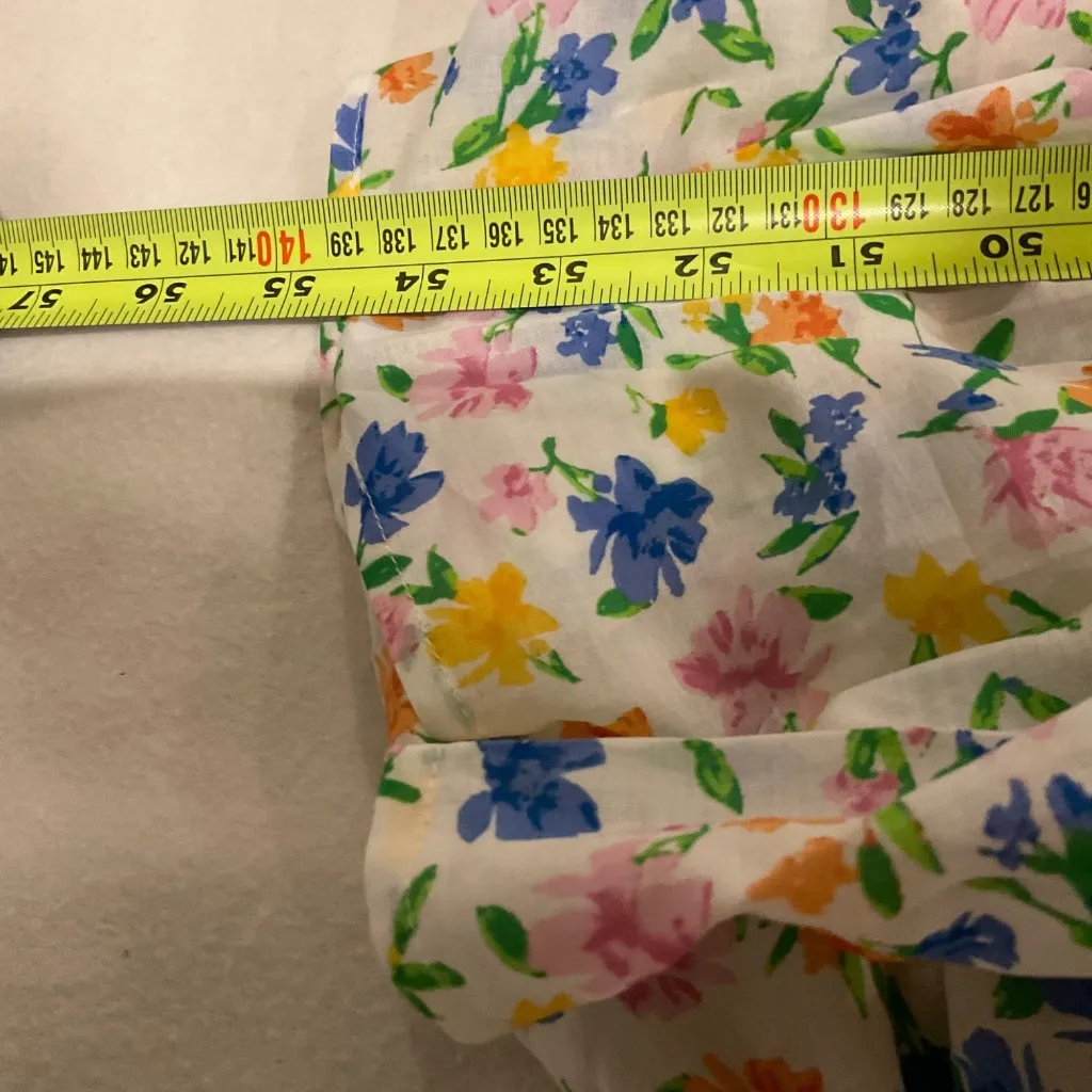 NWT SÉZANE TAMARA MAXI DRESS Pastel Mini flowers BLUE PINK SZ38 bust 34 - Image 7