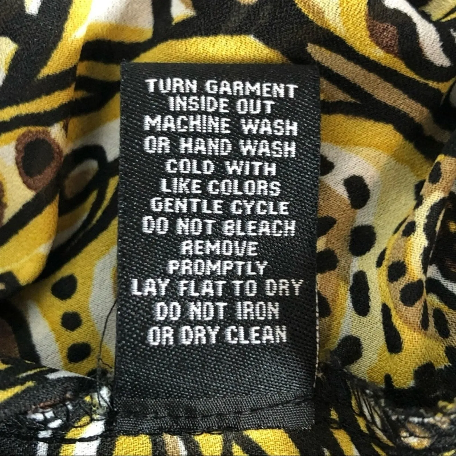 Sharagano Retro Crinkle Babydoll Blouse Brown Tan Textured Long Sleeve L - Image 7