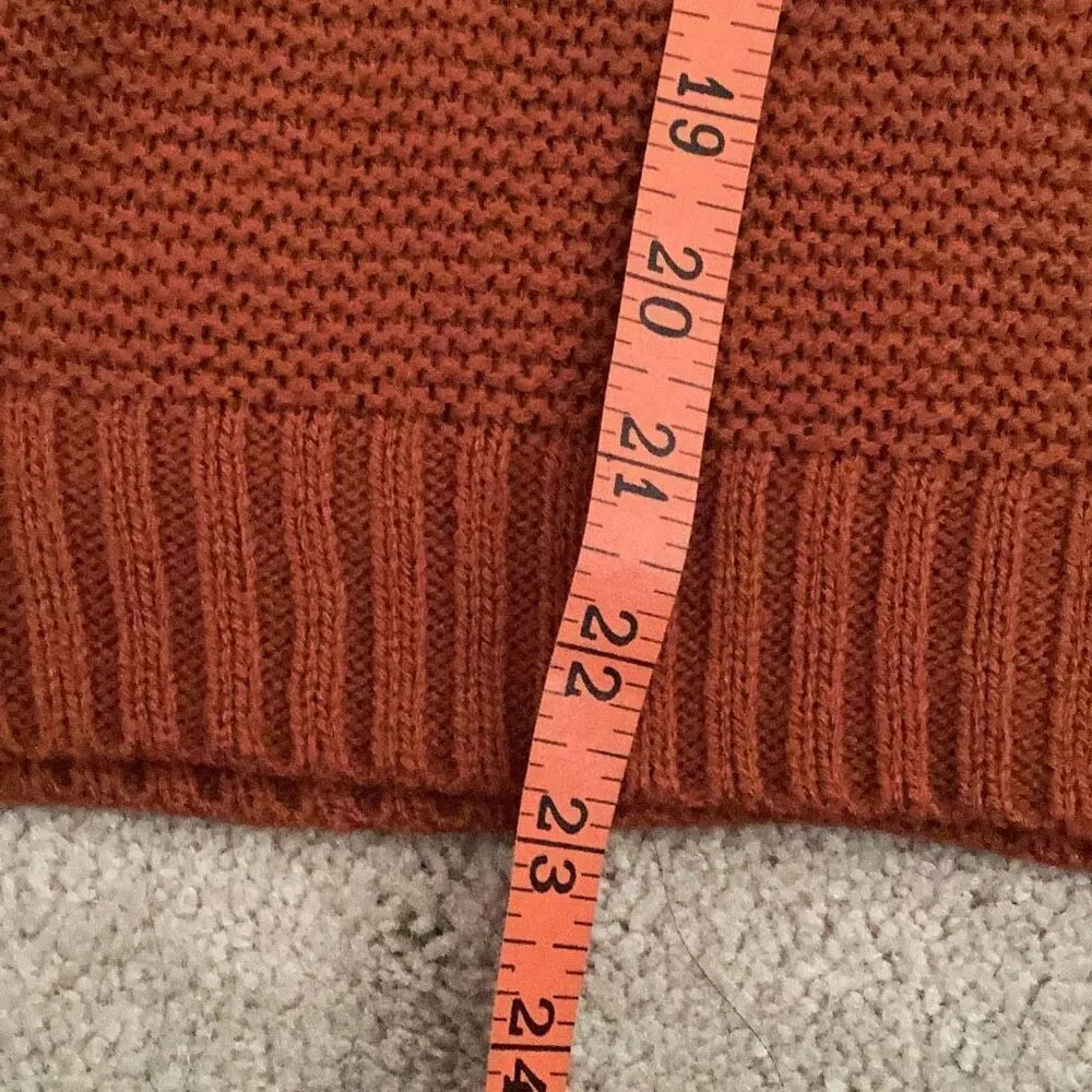 Charlotte Russe Knit Lace Up Sweater Boho Bohemian Everyday Casual - Image 12