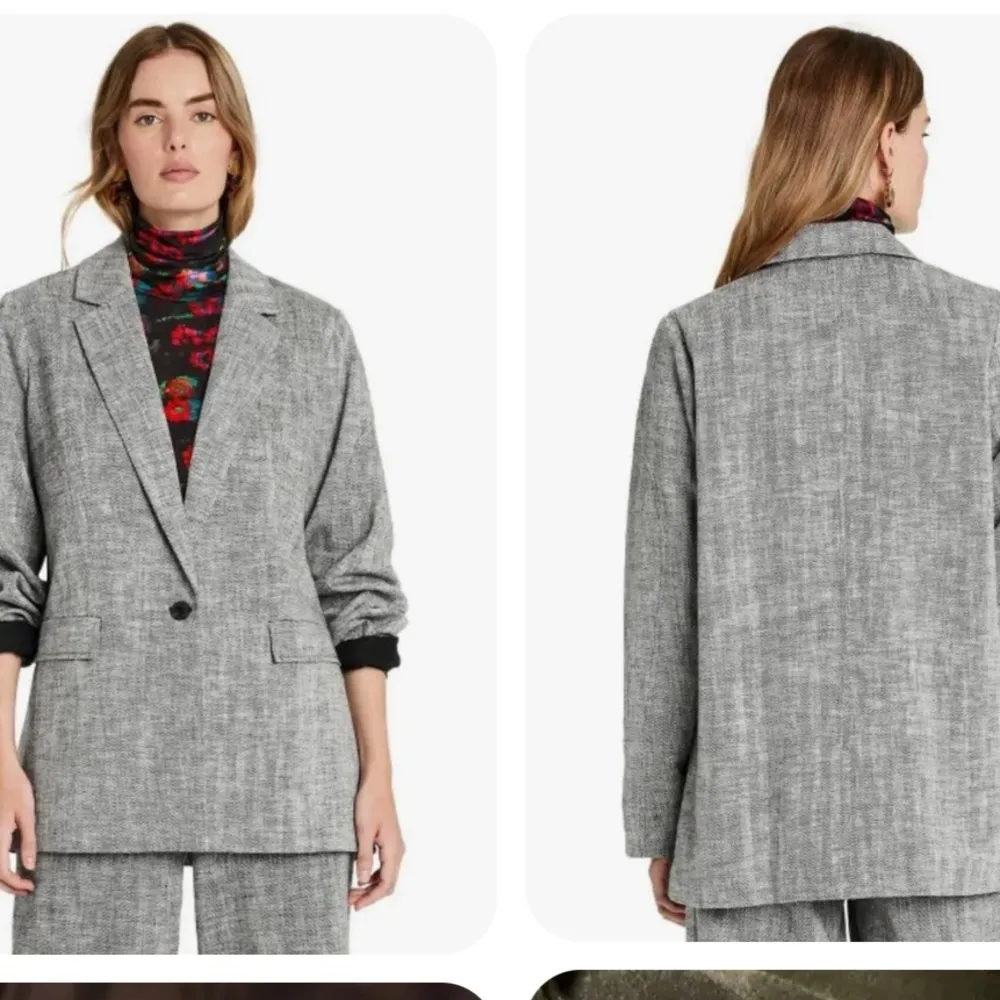 Rachel Comey X Target Linen Blend Houndstooth Print Blazer - Image 2