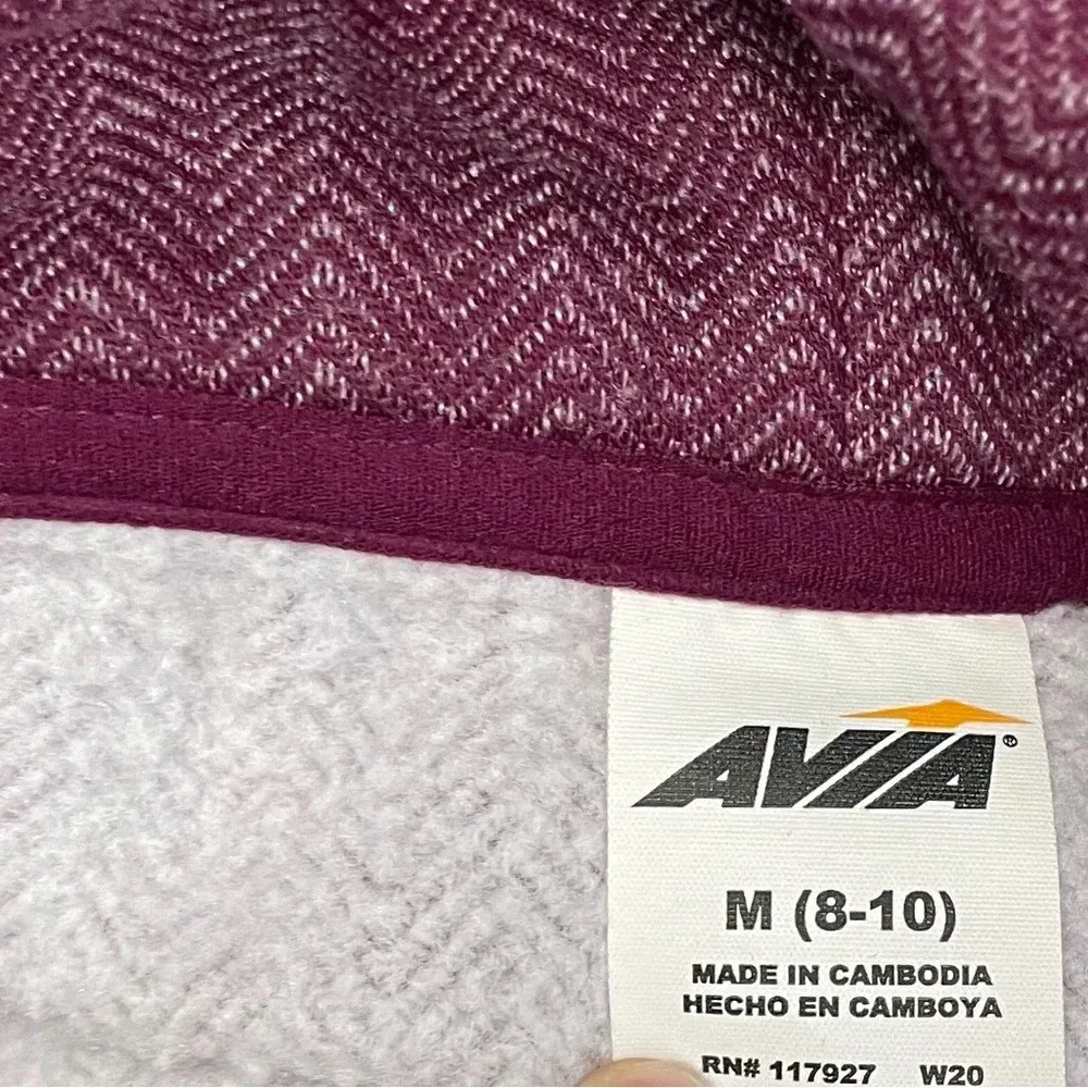 Avia Red‎ Cowl Turtleneck athletic style sweatshirt - Image 7