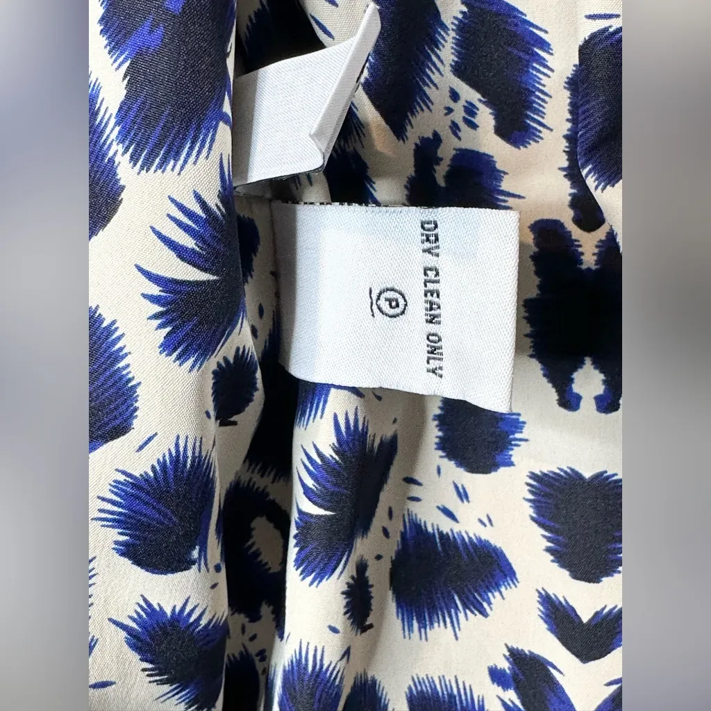 Jane Post Navy Blue Trench Coat All Weather Jacket Size S - Image 10