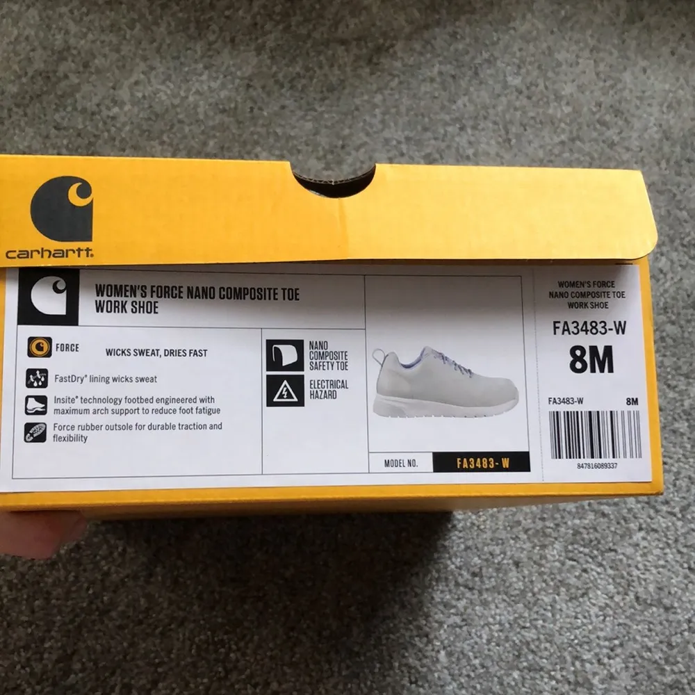 NWT Carhartt nano composite toe safety work shoe - Image 11