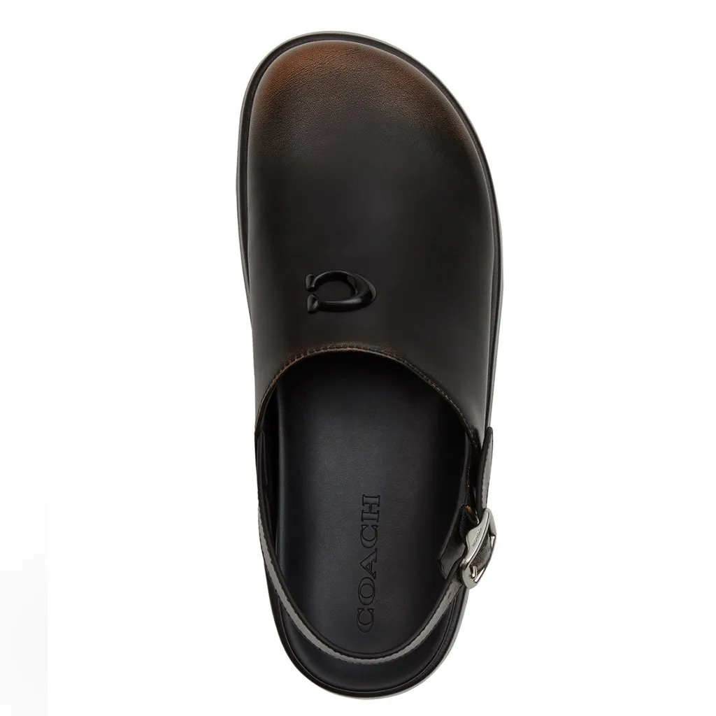 NWT COACH
Women's Sculpted C Loved Leather
Platform Clogs - Image 4