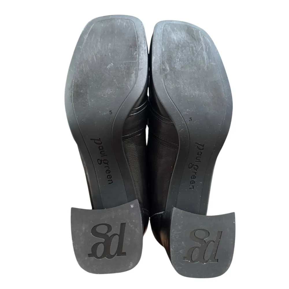 Paul‎ Green Robin Heels Buckle Chunky Black UK 5 US 7.5 - Image 8