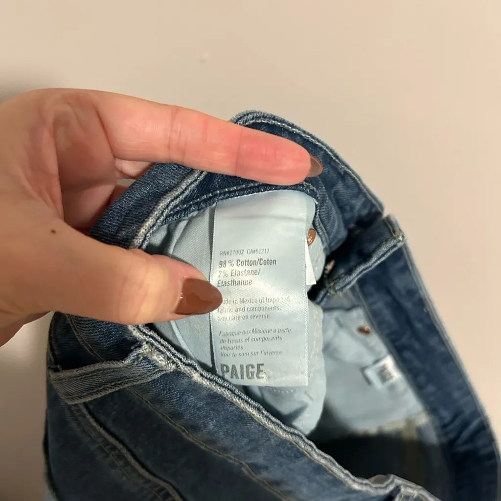 PAIGE Meadow Midi Skirt in Stefania Distressed size 27 (4) - Image 6