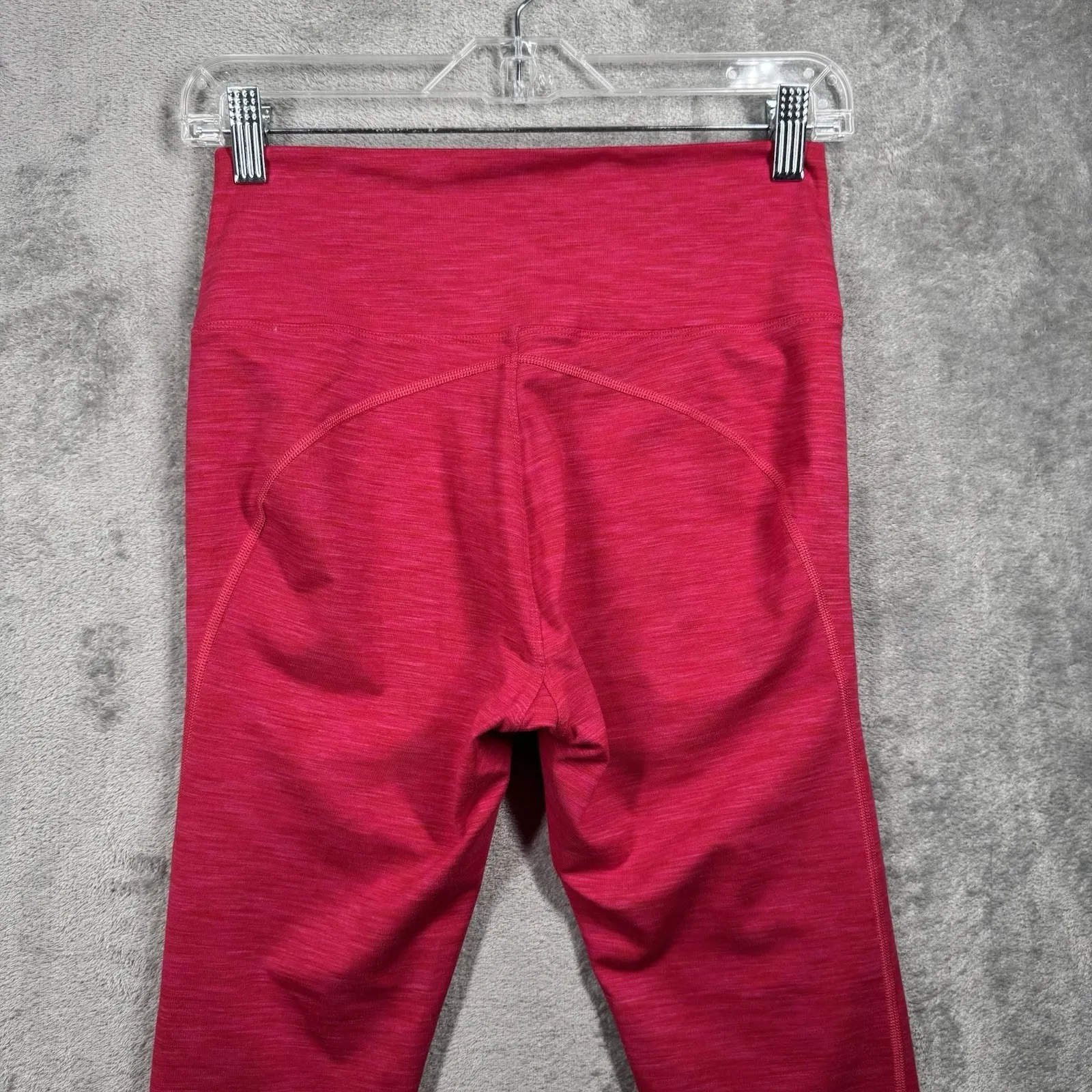 Outdoor Voices 7/8 Leggings Medium Pink Heather High Waist 24" Inseam‎ Workout - Image 5