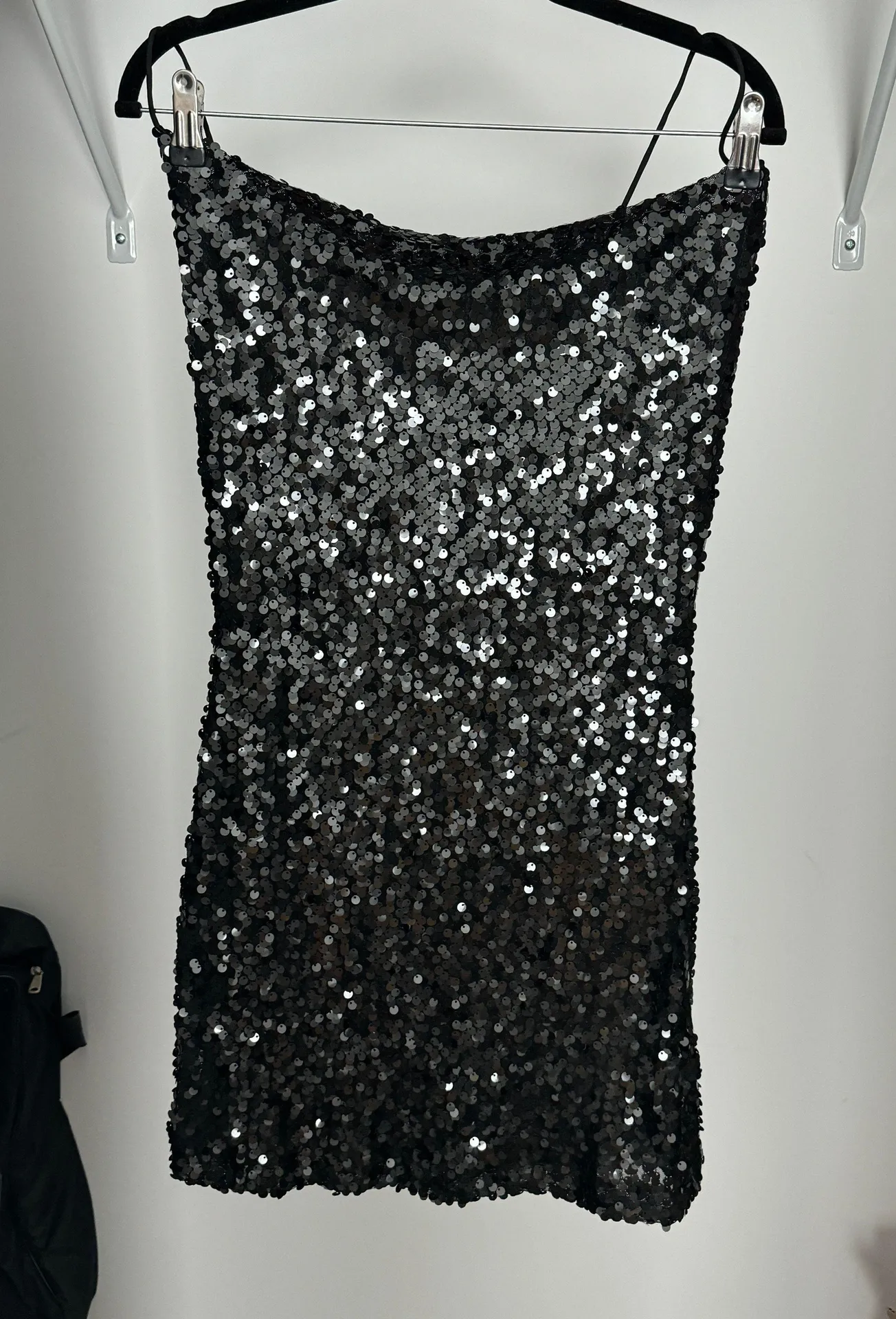 NEW  X Emma Rose DRAPED SEQUIN Cocktail MINI DRESS - Image 3