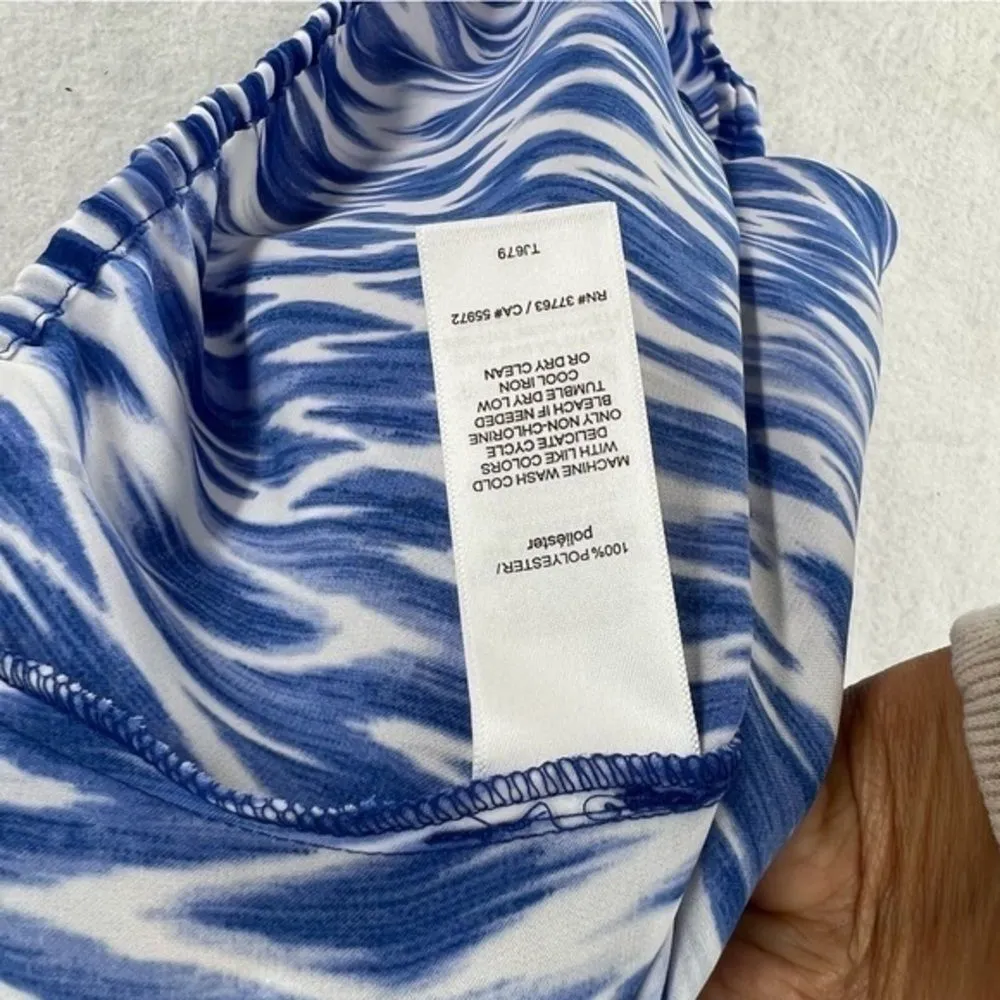 Laundry by‎ Shelli Segal Womens Size S Printed Sleeveless Faux Wrap Blouse - Image 9