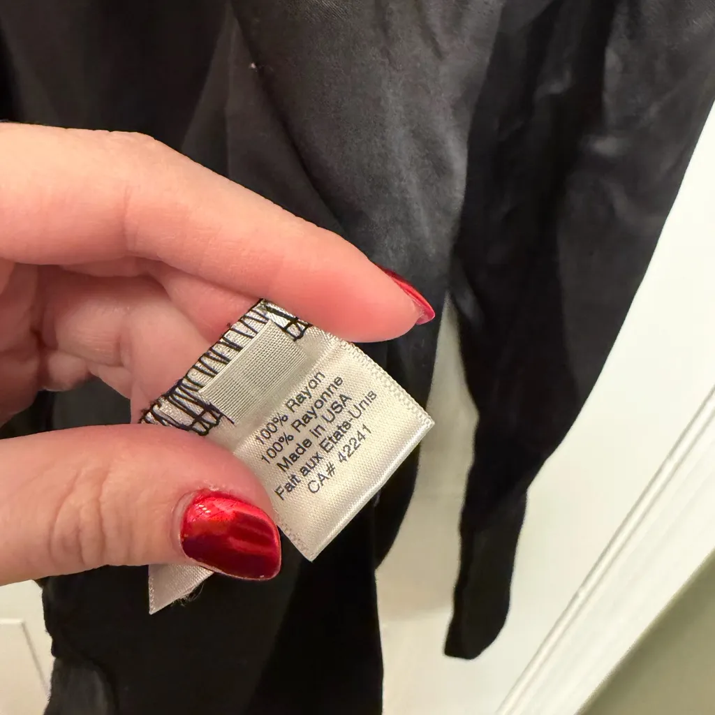 STARKx Black Button Down Long Sleeve Size Large - Image 5