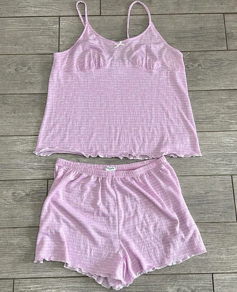 Splendid 2 Piece Super Soft Cami and Shorts Pajama Set New! - Image 3