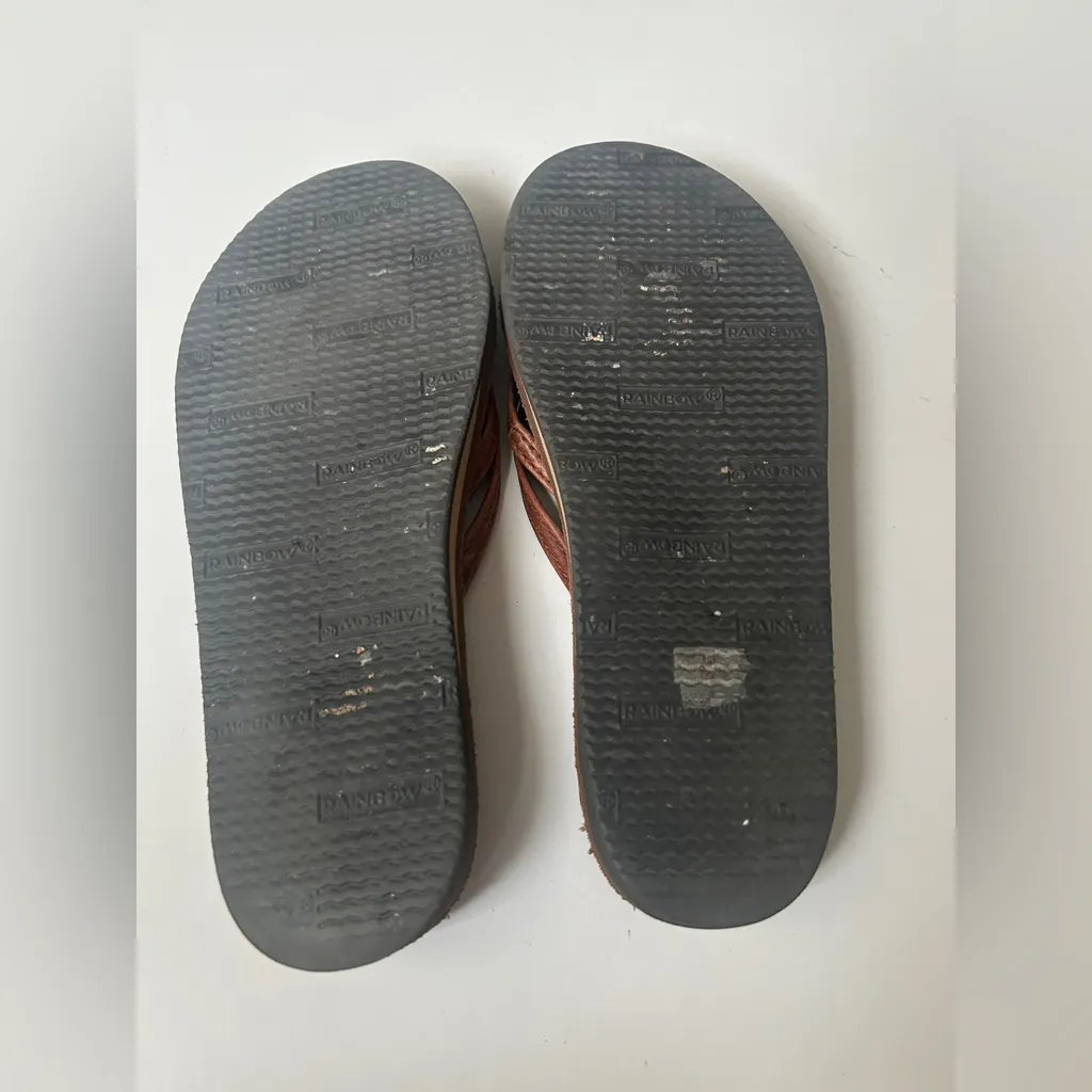 Rainbow Women’s Leather Sandals Small 5.5-6.5 - Image 6