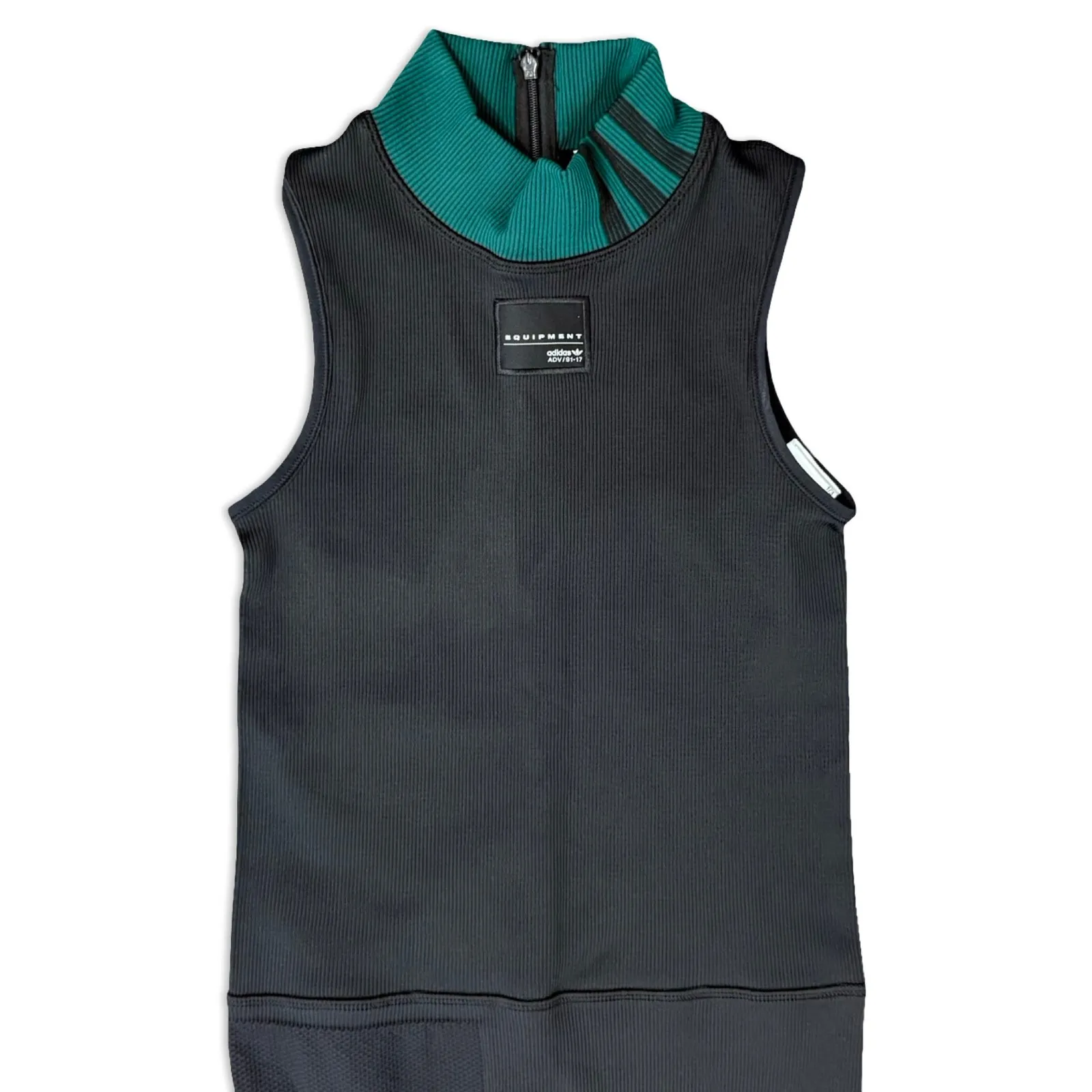 Adidas EQT Equipment Black Bodysuit Ribbed Stretch One Piece size XS NEW Tags - Image 13