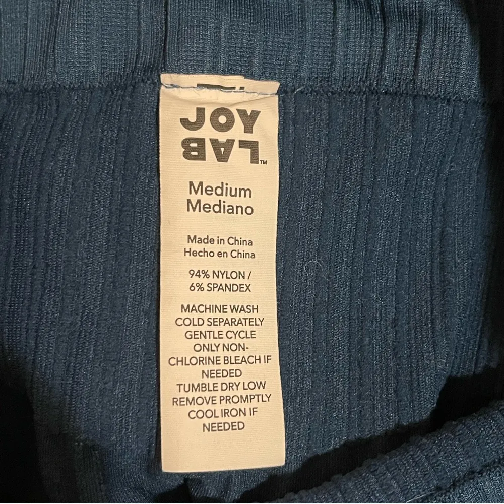 Women’s Joy Lab High Rise compression blue leggings, Medium - Image 3