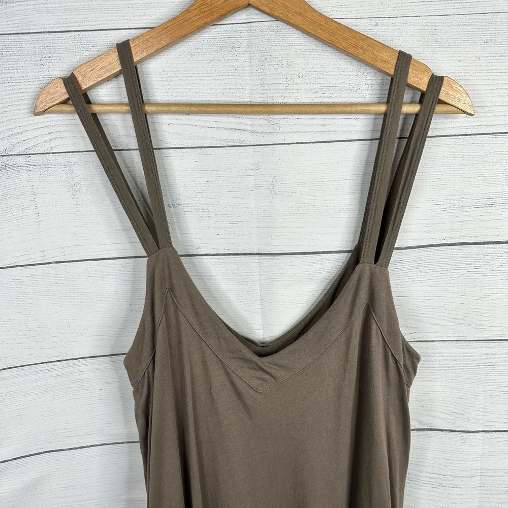 Indigenous Womens size Large Organic Cotton Strappy Layered Maxi Dress Stretchy - Image 8