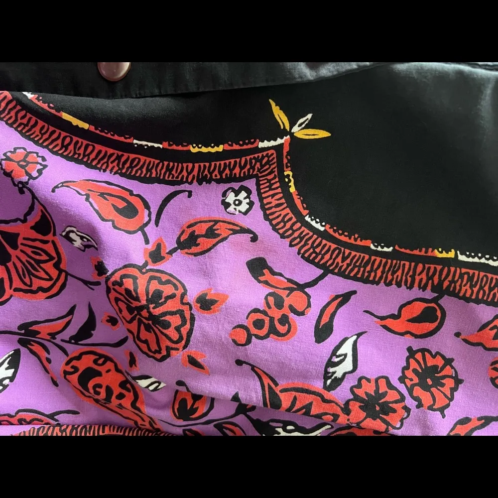 Dixie Lou Frock Vintage 60’s Button Down Oversize Tunic Size L - Image 6