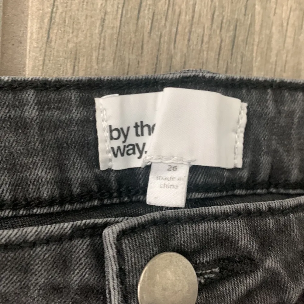 By the way lace up ankle jeans - Image 4