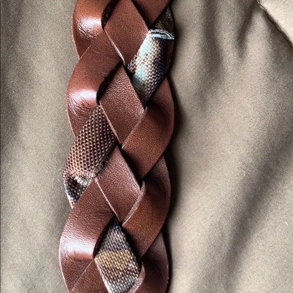 Sonoma Brown/Camo braided genuine leather belt - Image 4