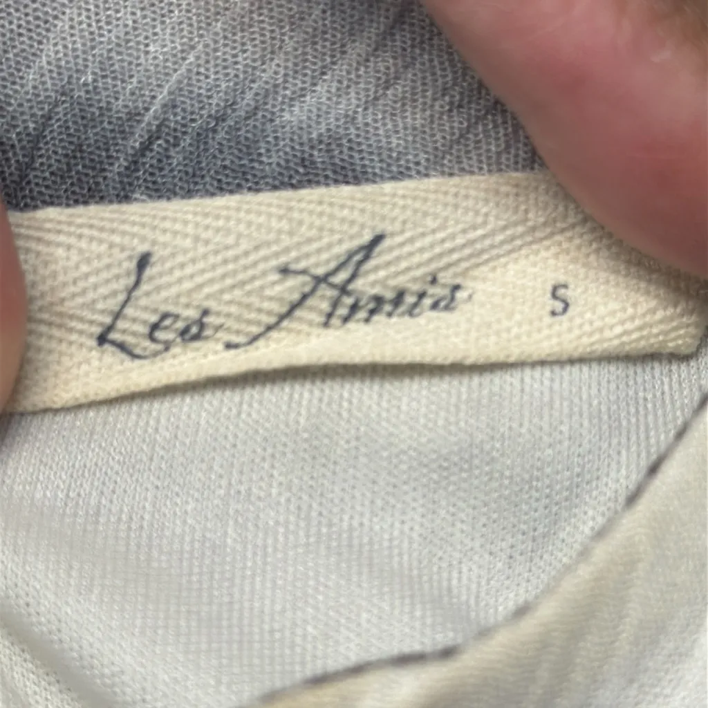 Les Amis Black White Flowy Sleeveless Top Size Small EUC #5726 - Image 6