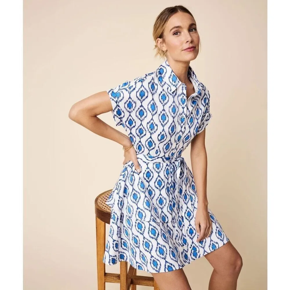 ✨UNTUCKit Stretch Cotton Renata Shirt Sz 4 Dress✨ White - Image 2