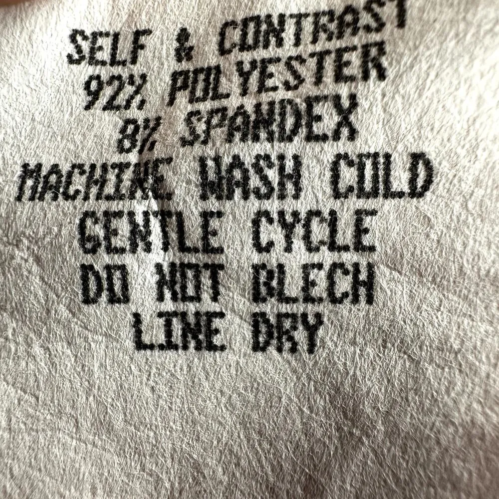 Vintage Y2K Wet Seal Camisole Bow Tie Front V Neck Sparkly Glitter Pink XLarge - Image 4