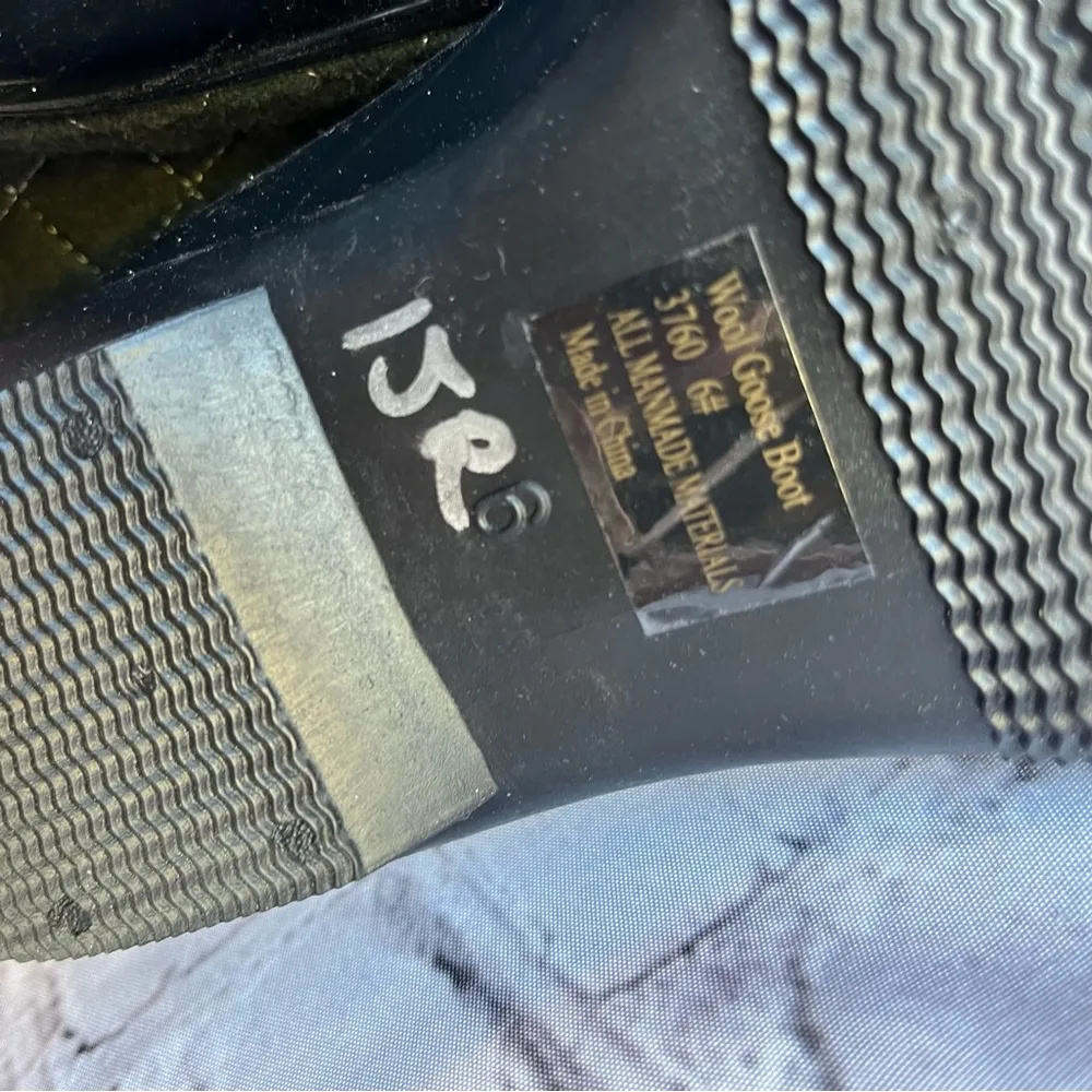 Seven 7 Wool Goose Boots Brand New Duck Boots Black Green Old Money Asthetic Sz6 - Image 12