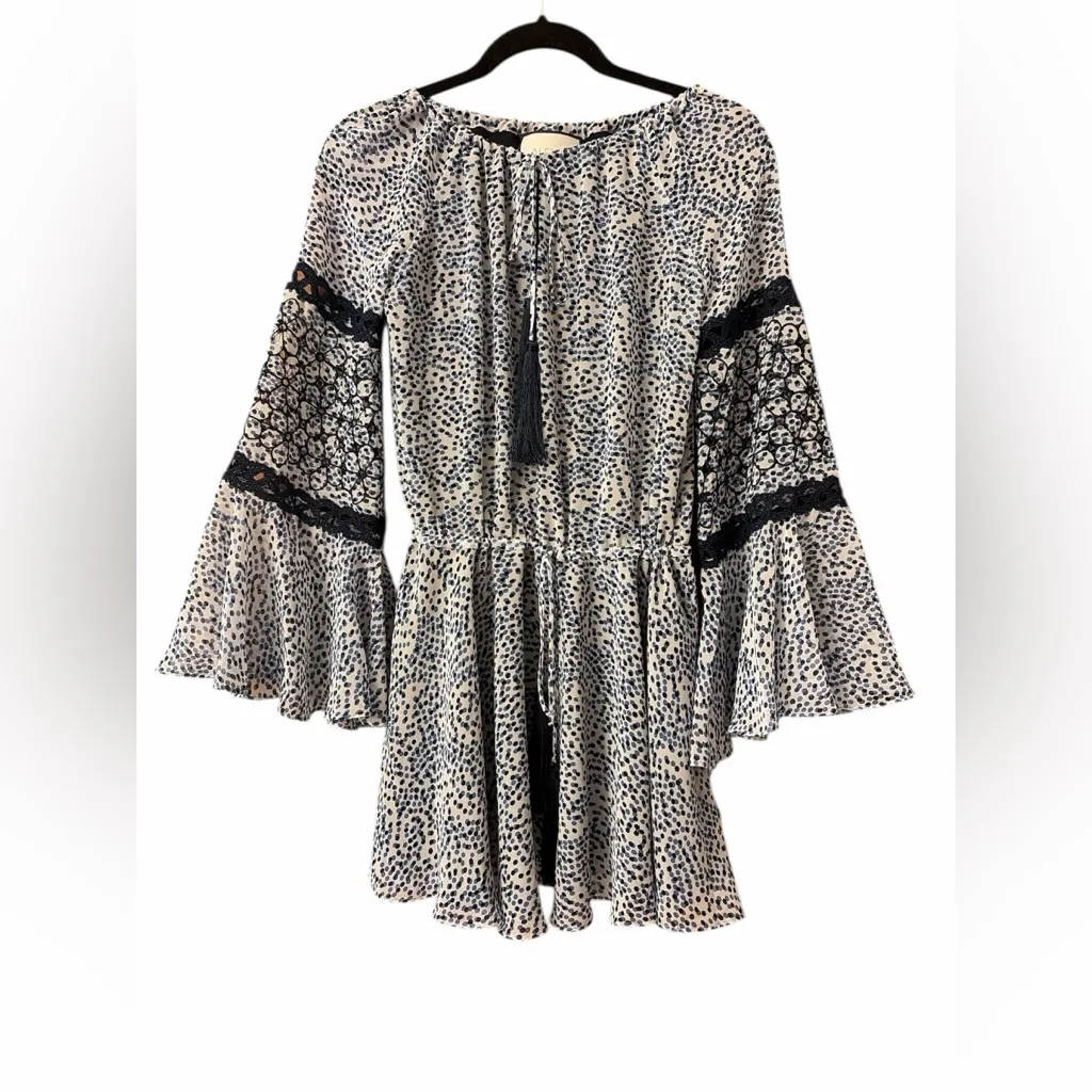 Alexis Lanelle Dress in Capri Embroidered floral dot mini dress NWOT - Image 7