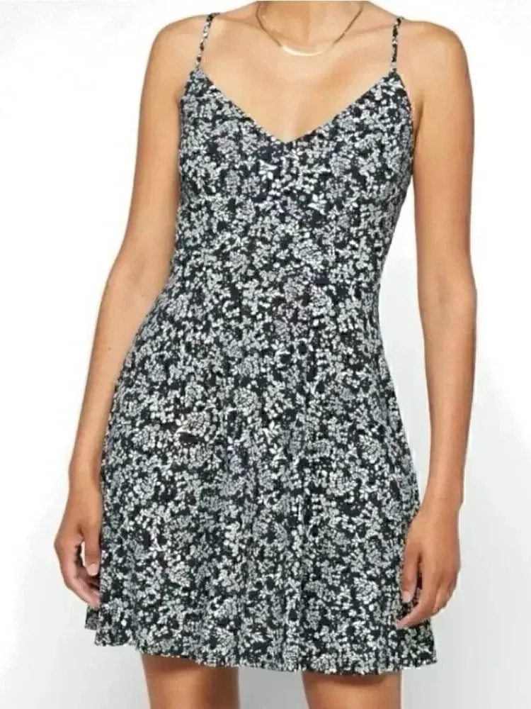 Nine Britton Lizzy brushed dress v-neck sundress adjustable straps SZ 2X #1875 - Image 1