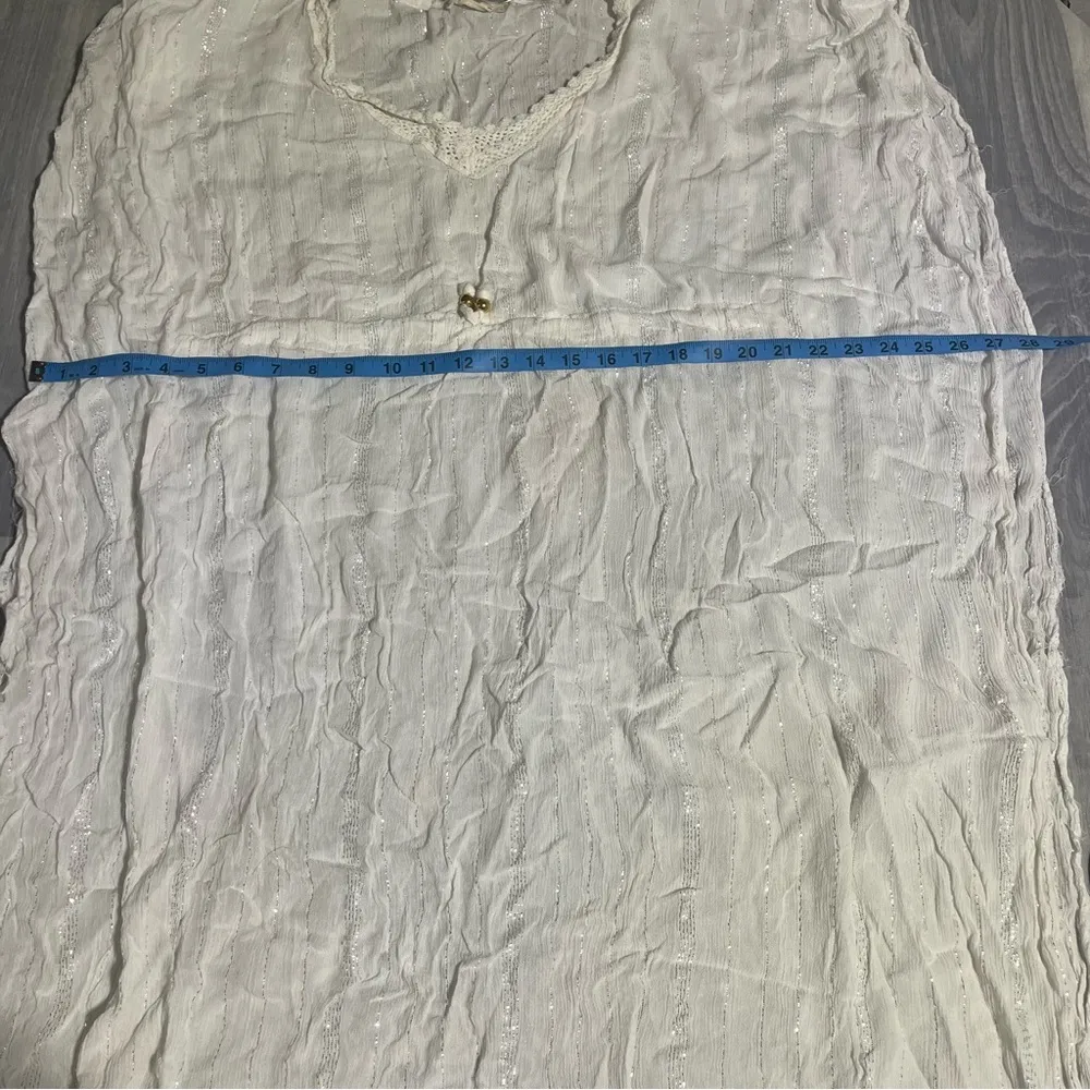 Gypsie Blu Ivory White Dress; Swim Cover Up; OS Size undefined - Image 3