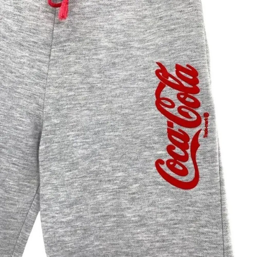 Vintage Coca Cola Gray Sweatpants Drawstring Joggers - Image 3