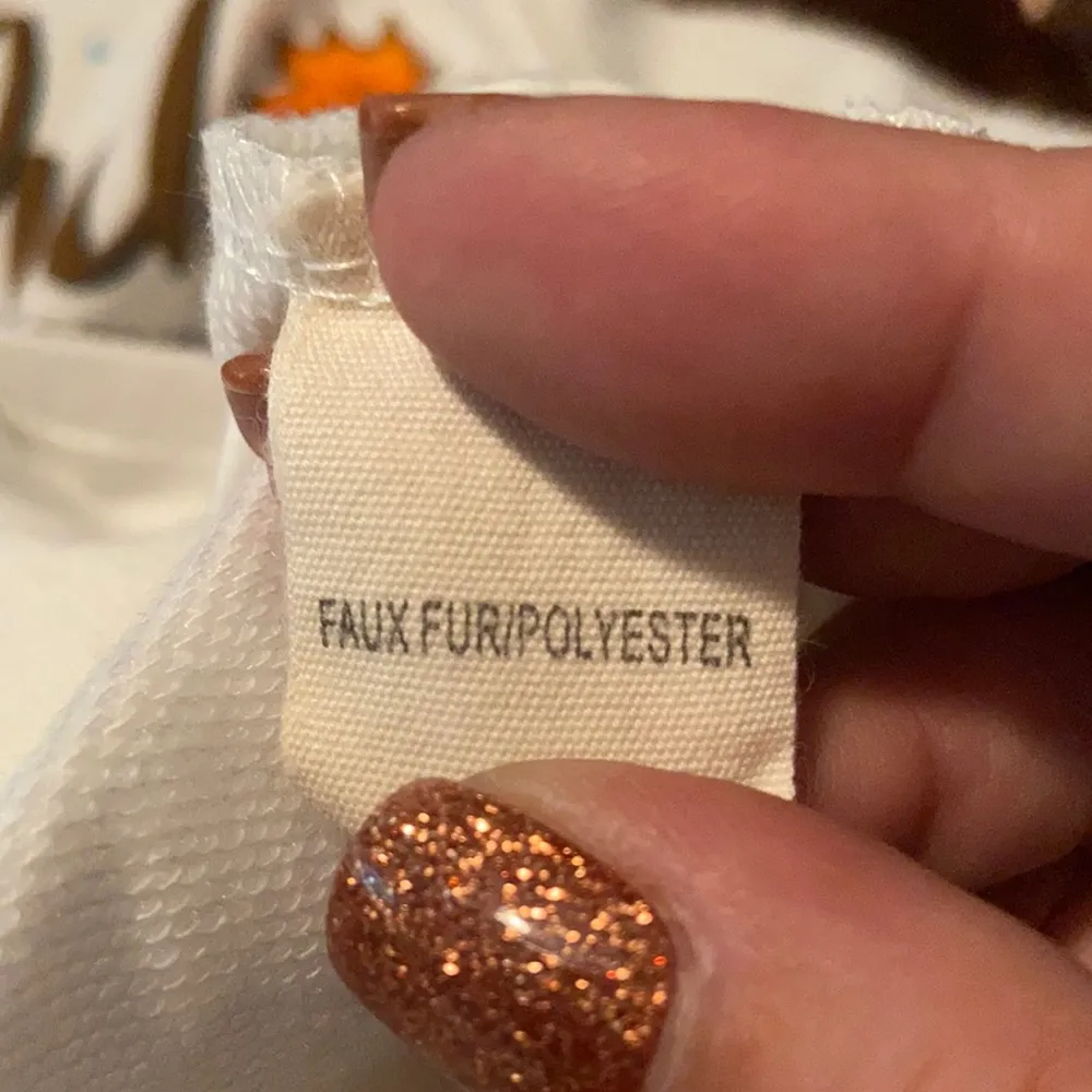 Thanksgiving Crushed Velvet Boutique Sweatshirt White Size 5X - Image 8