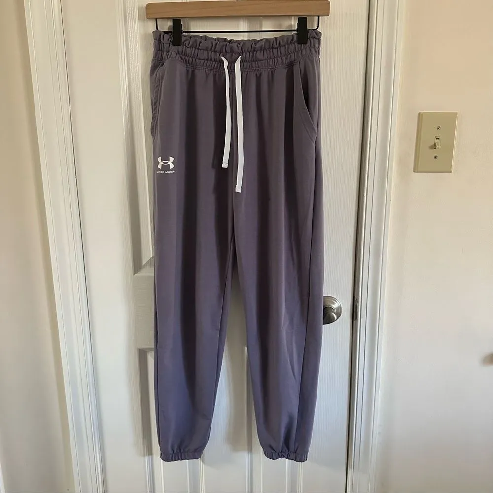 Under Armour Women’s Purple Jogger Sweatpants Size Small - Image 2
