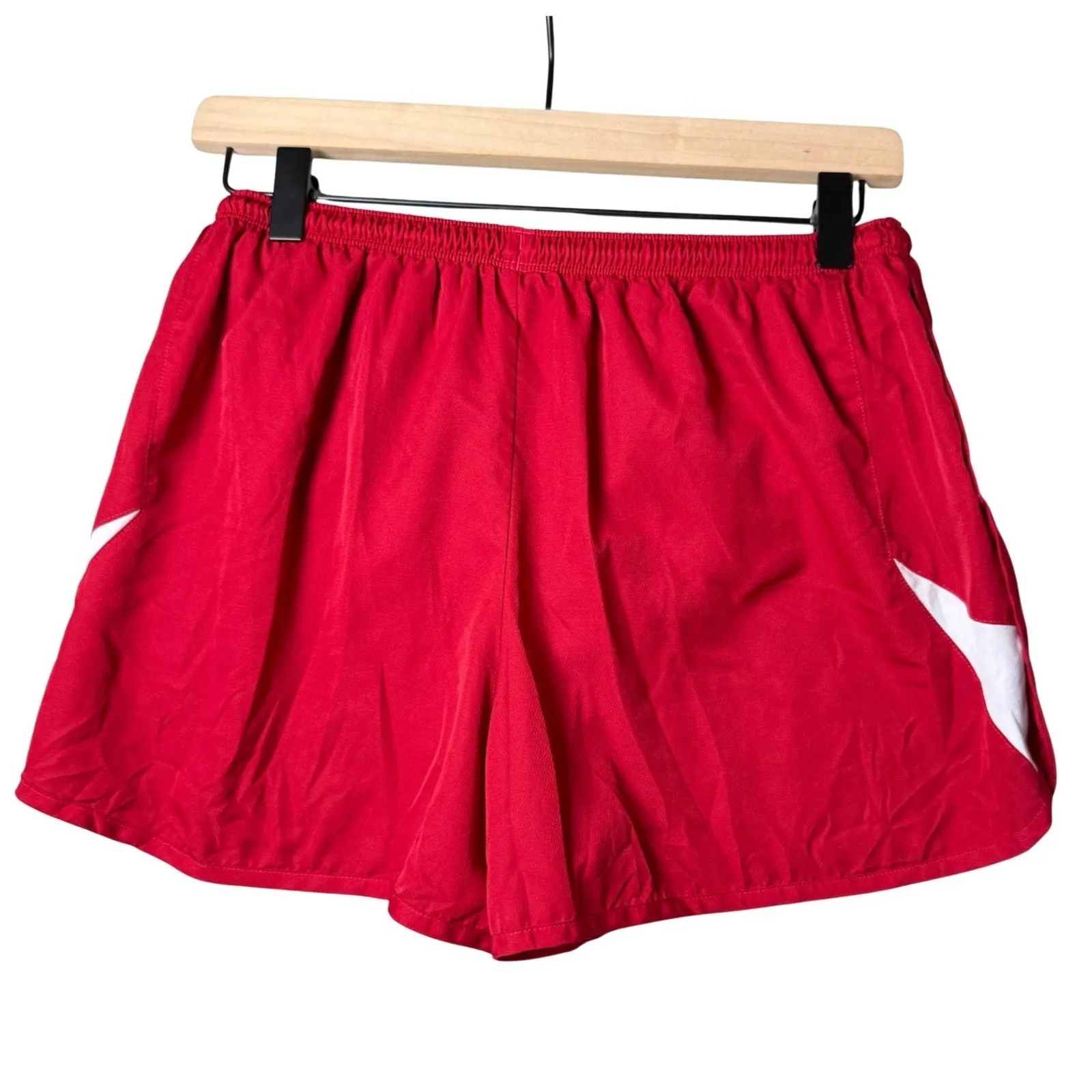 Brooks  Women's Running Shorts Lined Red and White Size M - Image 2