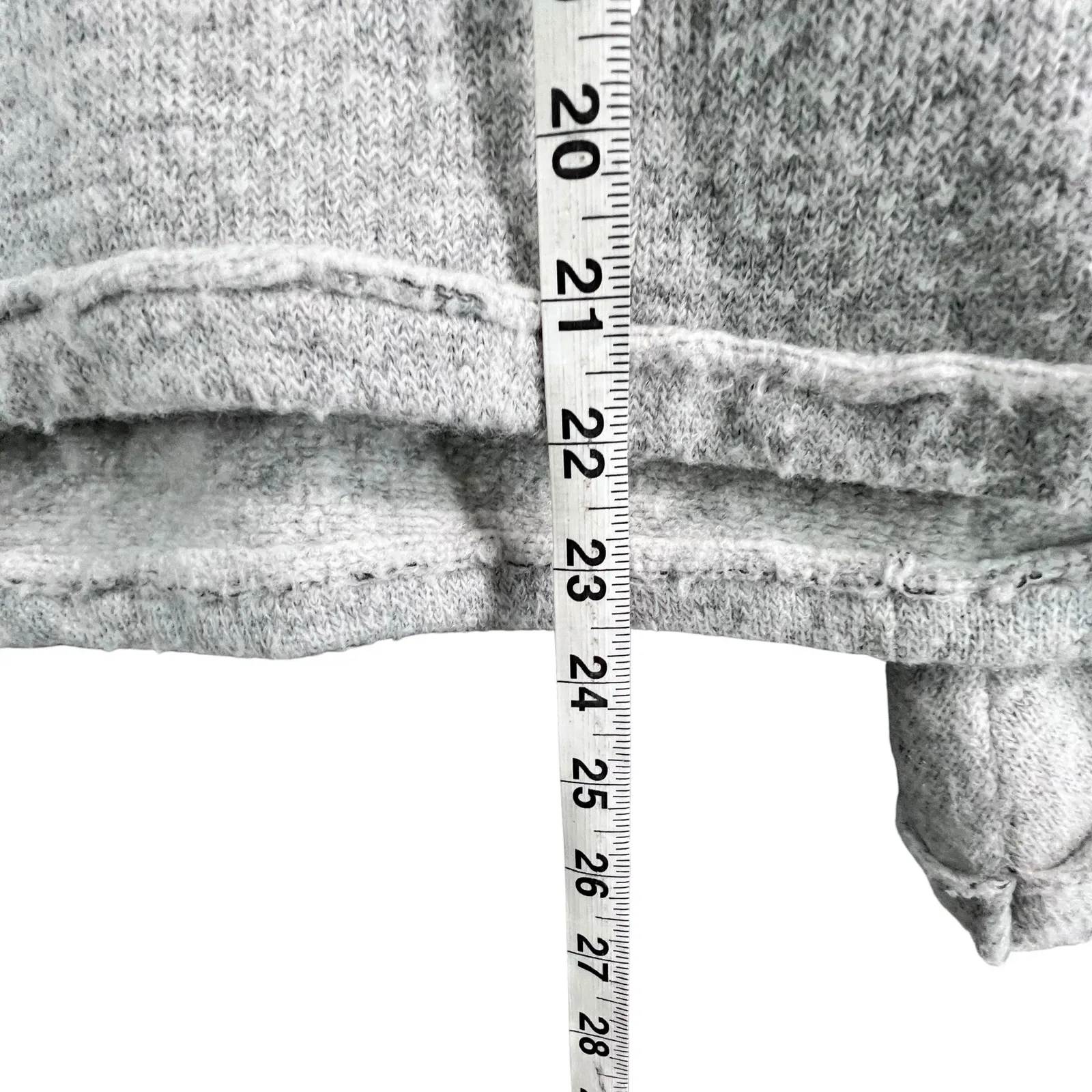 Sundance Mountain Retreat Sweater S Gray Wool Blend Bell Sleeve Boho Cabin Cozy - Image 8