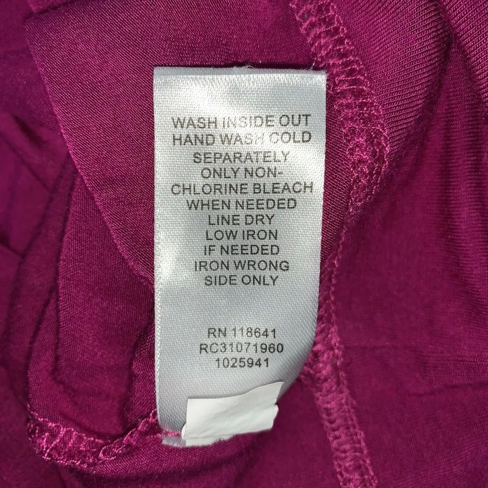 Lane Bryant Womens V-neck Gems Top Plus Size 18 20 Fuchsia Pink Shirt Batwing - Image 7