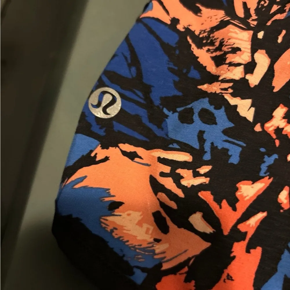 Lululemon Speed Short (H2O) Paint Storm Harbor Blue Multi / Black 4 - Image 6