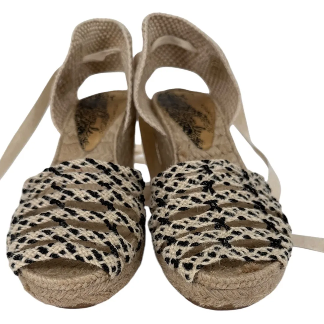 Free People Amalfi Coast Espadrille Wedge Sandals Natural Size EU 37 US‎ 6.5 - Image 9