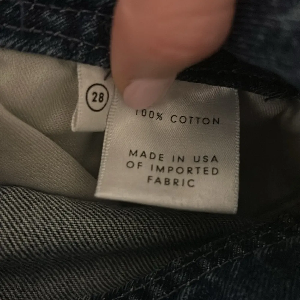 GRLFRND Amelia Pleated Bluest Goodbye Tapered Trouser jeans Size 28 - Image 7